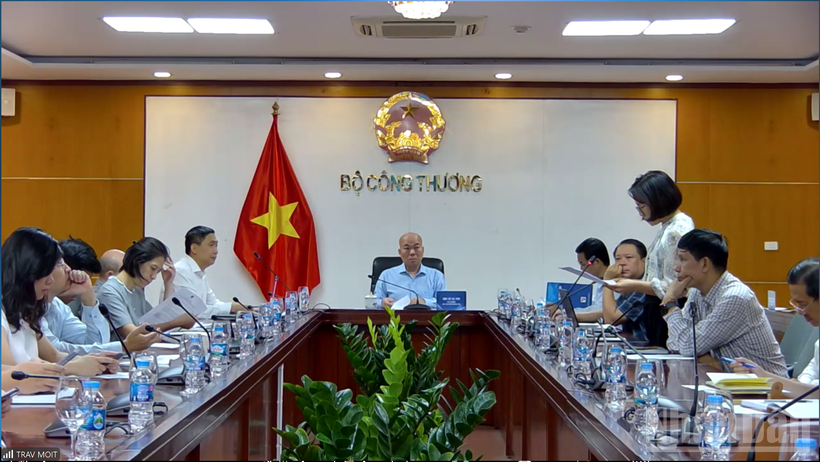 Hội nghị giao ban Xúc tiến thương mại hệ thống thương vụ Việt Nam ở nước ngoài tháng 7. (Ảnh: KIM DUNG)