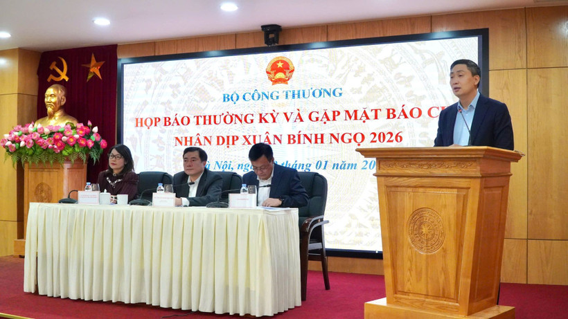 Họp báo thường kỳ Bộ Công thương.