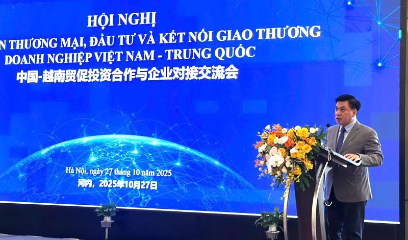 Ông Lê Hoàng Tài, Phó Cục trưởng Xúc tiến thương mại, Bộ Công thương. (Ảnh: KIM DUNG)