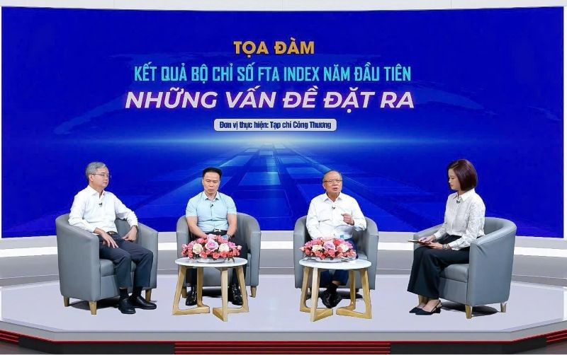Tọa đàm "Kết quả Bộ chỉ số FTA index năm đầu tiên - Những vấn đề đặt ra". (Ảnh: A.N)