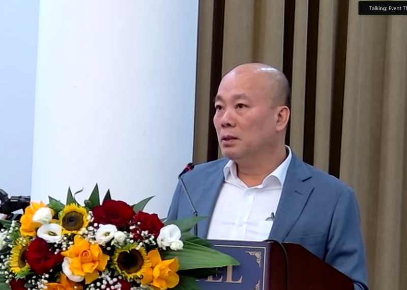 Cục trưởng Xúc tiến thương mại Vũ Bá Phú. (Ảnh: KIM DUNG)