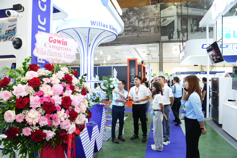 Triển lãm Quốc tế NEPCON Vietnam 2025. (Ảnh: KIM DUNG)