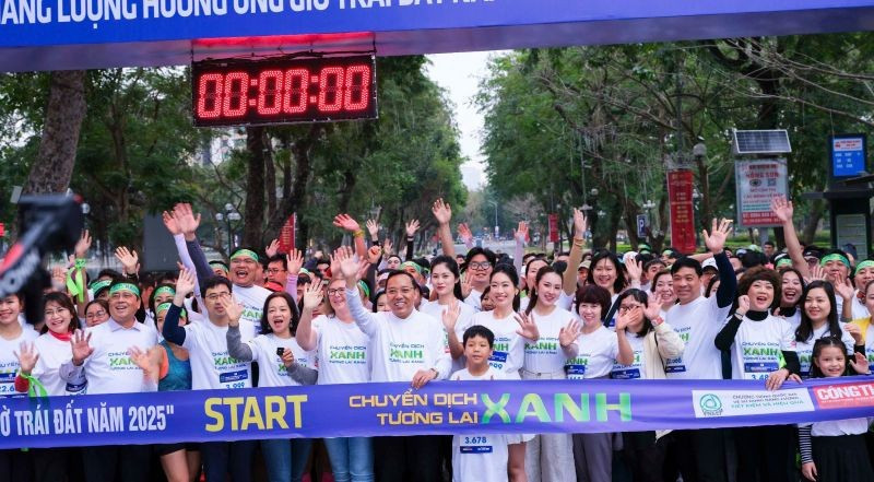 Lan tỏa lối sống xanh, hàng nghìn người sẽ chạy bộ hưởng ứng Giờ Trái đất 2026.