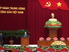 Tổng Bí thư Tô Lâm phát biểu bế mạc Hội nghị lần thứ 15 Ban Chấp hành Trung ương Đảng Cộng sản Việt Nam khóa XIII. (Ảnh ĐĂNG KHOA)