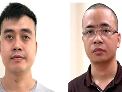 Bị can Hoàng Quang Thịnh và bị can Nguyễn Văn Minh. (Ảnh: Bộ Công an)