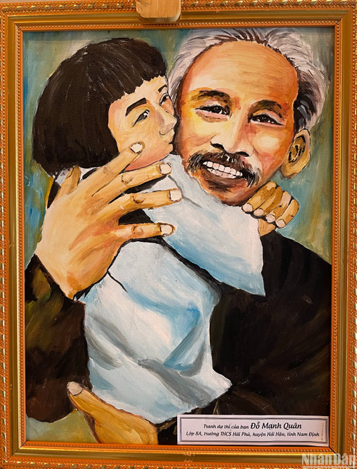 Tranh dự thi của bạn Đỗ Mạnh Quân (Lớp 8A, trường THCS Hải Phú, huyện Hải Hậu, Nam Định).