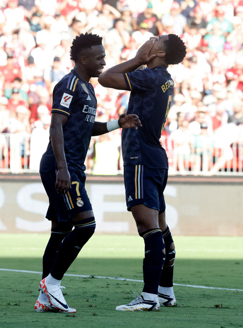 Vinicius và Bellingham không tới Pháp dù chiếm trọn hai vị trí thứ 2 và 3. (Ảnh: Getty)