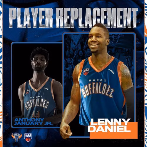 Lenny Daniel là phương án thay thế an tâm dưới bảng rổ.