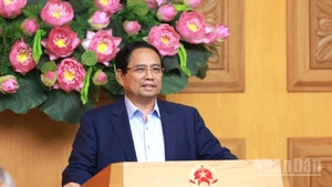 Thủ tướng Chính phủ Phạm Minh Chính phát biểu tại buổi làm việc. (Ảnh: Trần Hải)