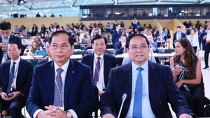 Thủ tướng Phạm Minh Chính dự Phiên khai mạc Hội nghị UNOC 3. (Ảnh: TTXVN)