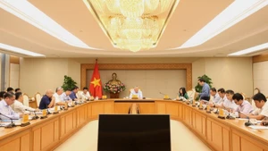 Quang cảnh cuộc họp. (Ảnh: baochinhphu.vn)