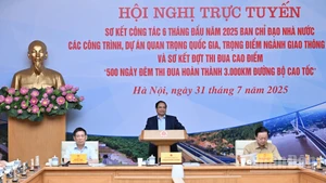 Thủ tướng Chính phủ Phạm Minh Chính chủ trì hội nghị. (Ảnh: Trần Hải)