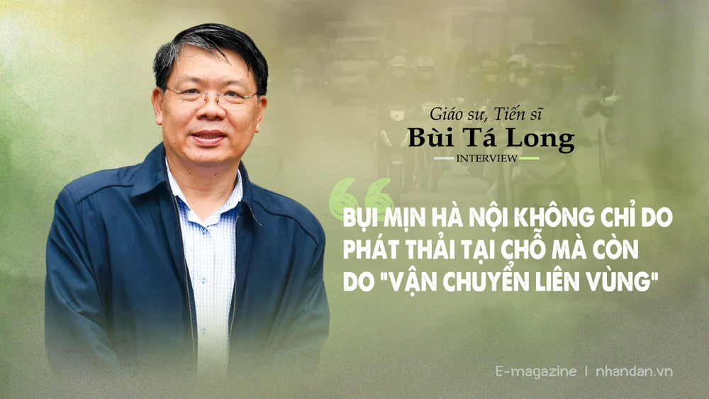 Bụi mịn Hà Nội không chỉ do phát thải tại chỗ mà còn do "vận chuyển liên vùng"