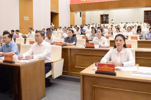 Đại biểu dự hội nghị.