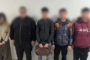 Các đối tượng tại Cơ quan cảnh sát điều tra, Công an tỉnh Tuyên Quang.