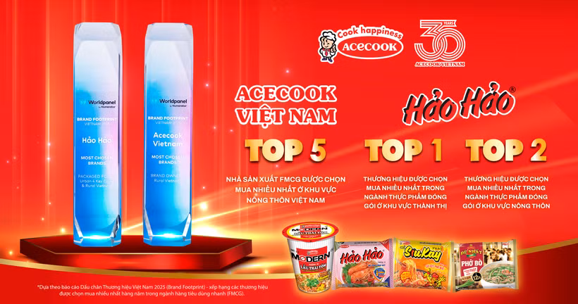 Chứng nhận từ Worldpanel by Numerator là minh chứng cho một thương hiệu luôn đổi mới và phát triển bền vững