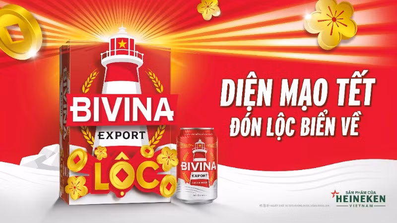 Bao bì Tết mới của Bivina.