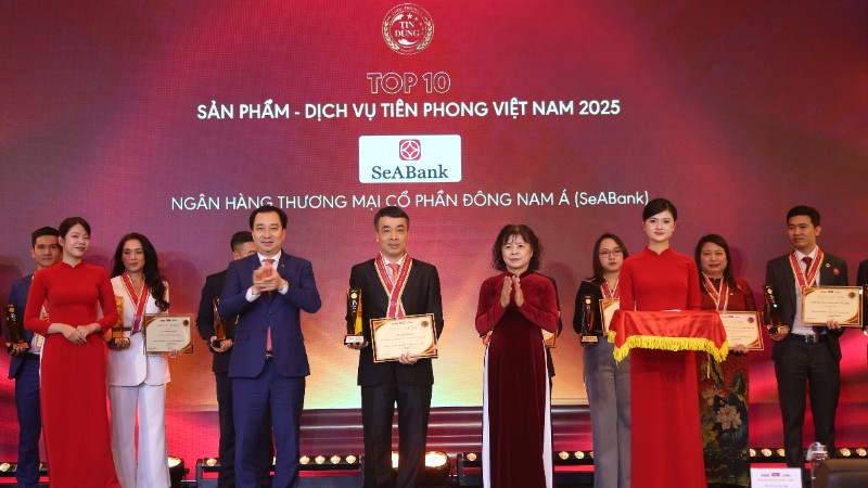 Seabank nhận giải thưởng tín dụng.