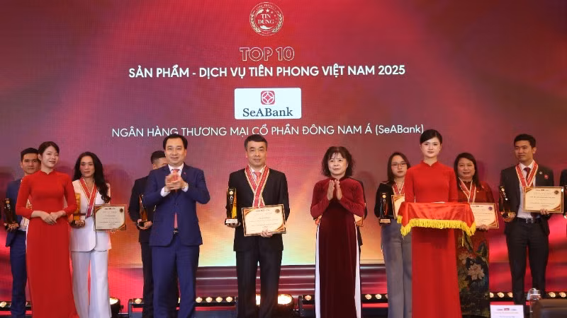 Seabank nhận giải thưởng tín dụng.