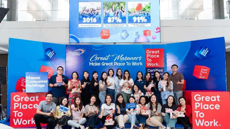 Masan Consumer 3 năm liên tiếp ghi nhận nơi làm việc xuất sắc (Great Place to Work).