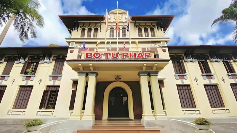 Trụ sở Bộ Tư pháp.