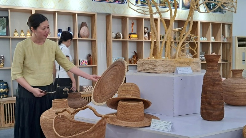 Triển lãm Chuyên đề các sản phẩm thủ công mỹ nghệ, OCOP, công nghiệp nông thôn tiêu biểu ngành mây tre giang đan, guột cỏ tế, sừng mỹ nghệ năm 2025.