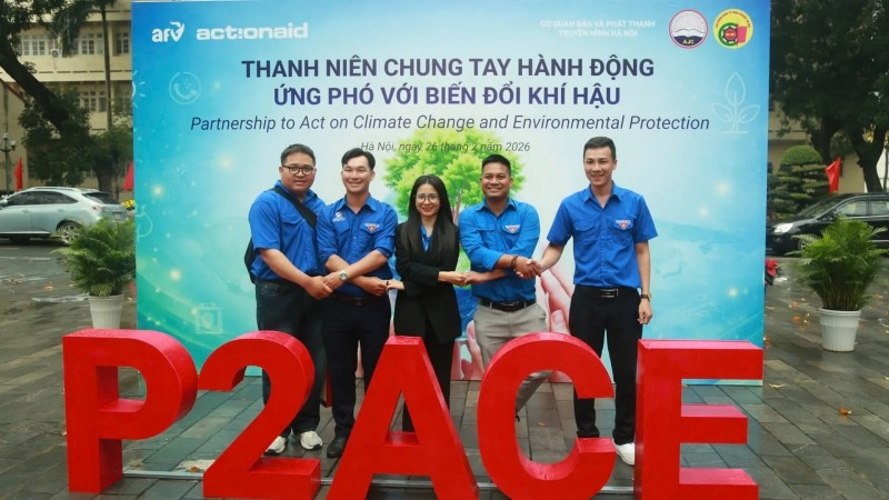 Dự án P2ACE có sự tham gia tích cực của lực lượng thanh niên. (Ảnh: PHẠM HÙNG)