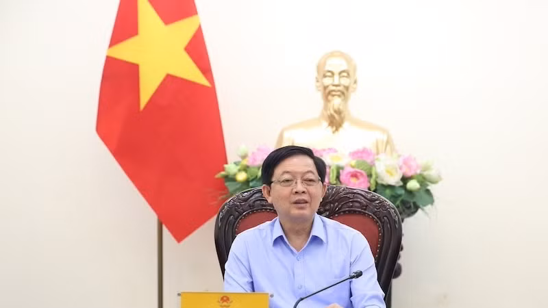 Phó Thủ tướng Hồ Quốc Dũng tại buổi làm việc với Bộ Tư pháp.