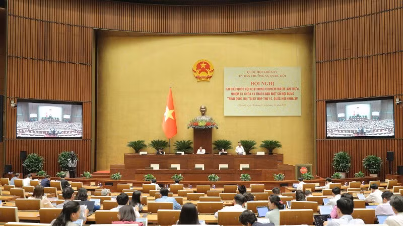 Toàn cảnh Hội nghị. (Ảnh: Cổng thông tin điện tử Quốc hội)