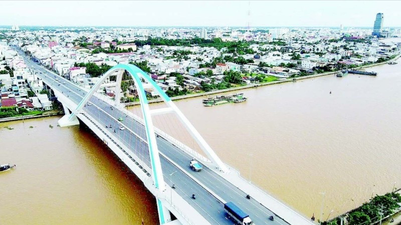 Một góc thành phố Cần Thơ. ( Ảnh THANH NHÃ)