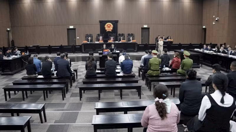 Phiên tòa sơ thẩm vụ án "chuyến bay giải cứu" giai đoạn 2.