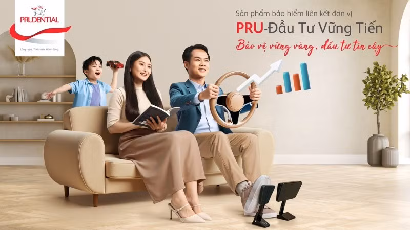 Sản phẩm Pru- Pru-Đầu tư vững tiến của Prudential. 