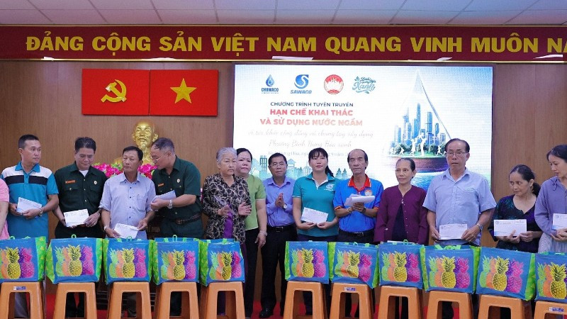 Công ty Cổ phần Cấp nước Chợ Lớn tổ chức Chương trình “Tuyên truyền hạn chế khai thác và sử dụng nước ngầm vì sức khoẻ cộng đồng và chung tay xây dựng phường Bình Hưng Hòa xanh”.