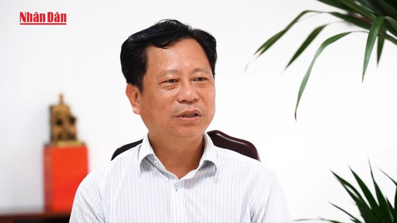 Ông Phạm Văn Tùng, Viện Trưởng Viện Kỹ thuật biển, Bộ Nông nghiệp và Môi trường.