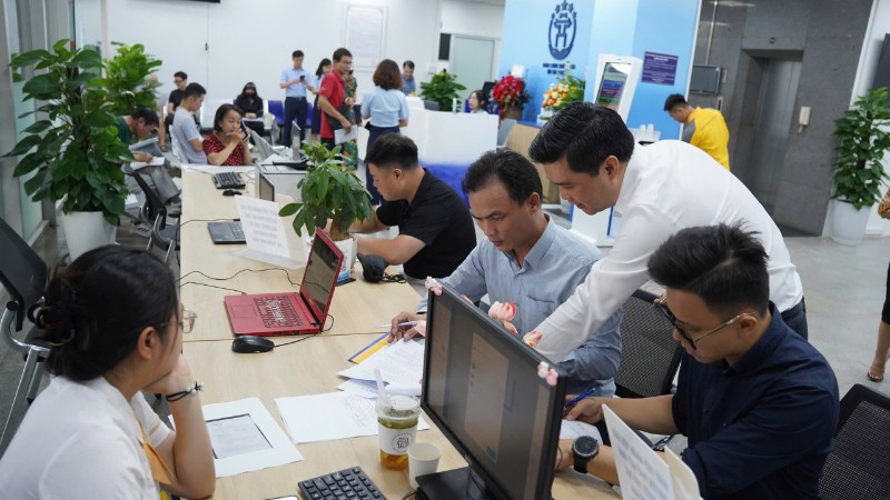 Điểm phục vụ hành chính công Hoàng Đạo Thúy (Hà Nội).