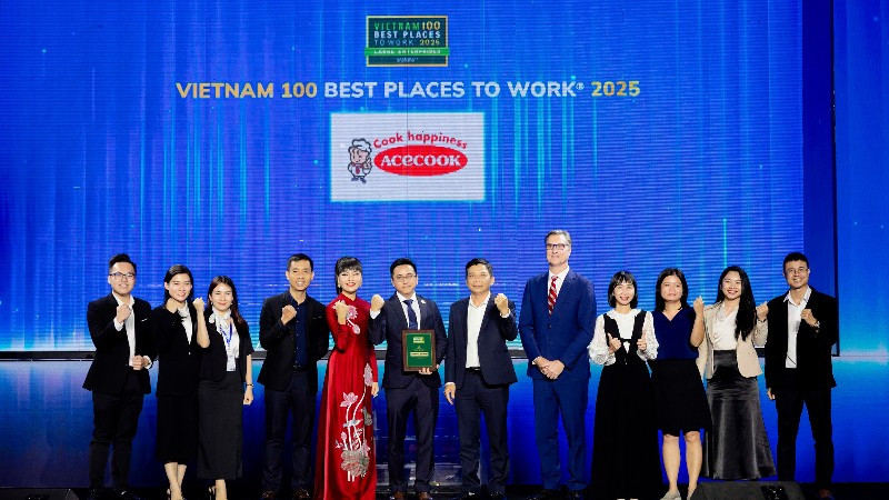 Acecook Việt Nam nhận Giải Best Places To Work 2025.