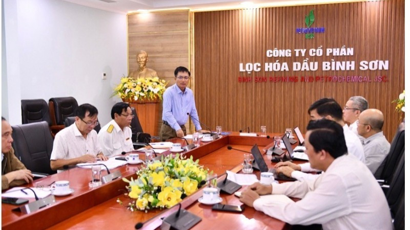 Ủy ban nhân dân tỉnh Quảng Ngãi làm việc với BSR thúc đẩy sản xuất kinh doanh, tăng thu ngân sách cho tỉnh.