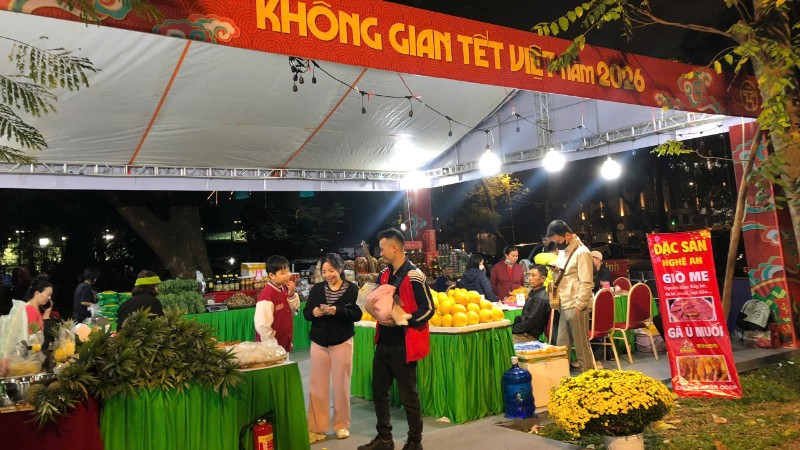 Chương trình đem đến nhiều không gian trải nghiệm văn hóa truyền thống Tết.