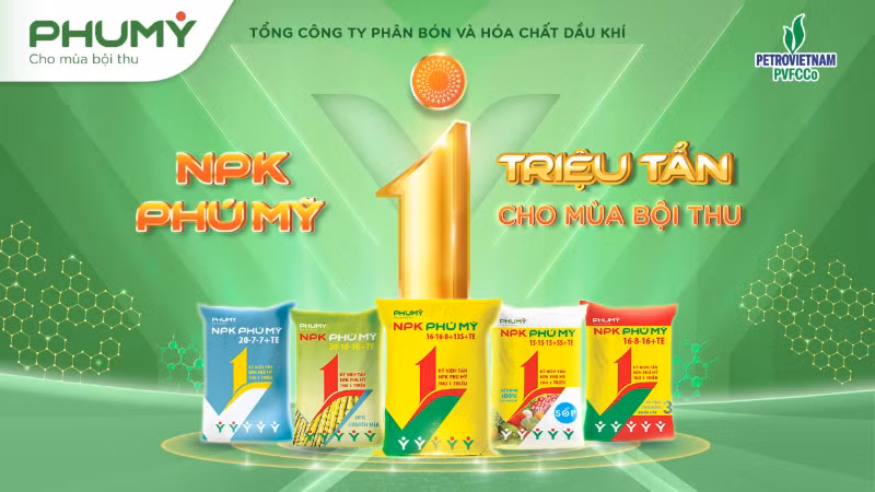 Từ quý I/2018, những hạt NPK Phú Mỹ do PVFCCo-Phú Mỹ sản xuất đã được ra lò.