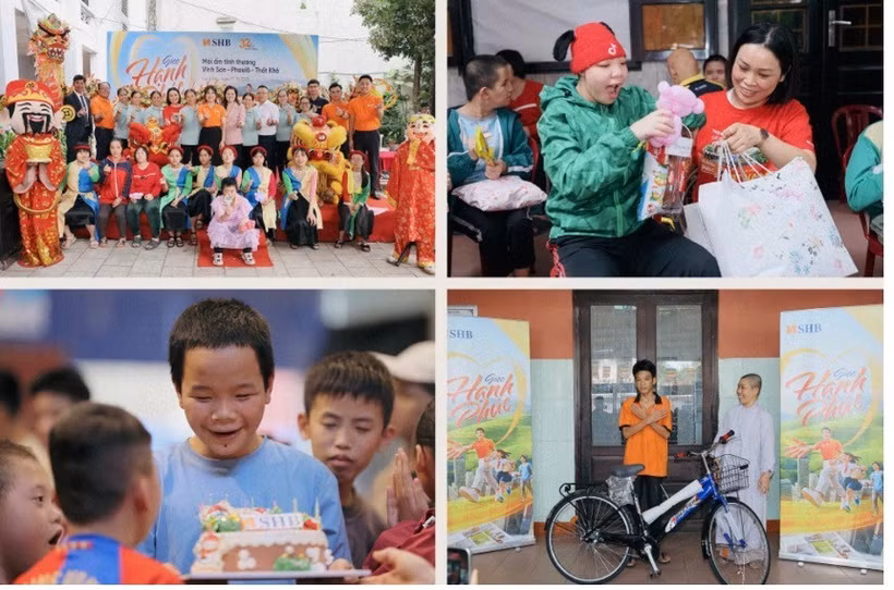 SHB đồng hành tại trung tâm nuôi dưỡng trẻ khuyết tật Hà Nội (Chương Mỹ)