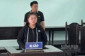Bị cáo Nguyễn Thị Huỳnh Tuyền tại tòa.