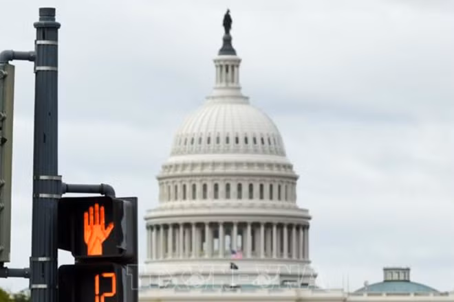Tòa nhà Quốc hội Mỹ tại Washington, D.C. (Ảnh: THX/TTXVN)