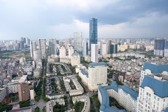 Một góc đô thị Hà Nội. (Ảnh DUY LINH)