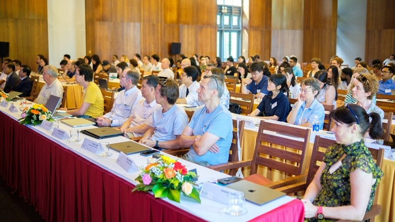 Hội thảo có sự tham gia của nhiều nhà khoa học danh tiếng trên thế giới. mechanobiologyiii-5187.jpg
