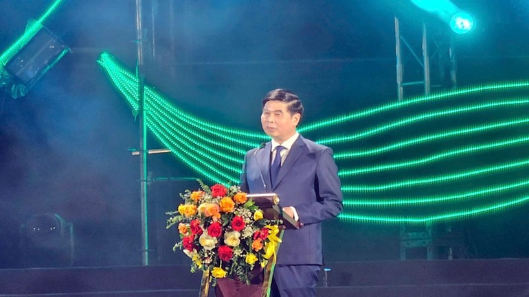 Đồng chí Lâm Hải Giang, Phó Chủ tịch Ủy ban nhân dân tỉnh Bình Định, phát biểu khai mạc. z6703177003799-896bbed0415c26de424132e00dfadc83.jpg