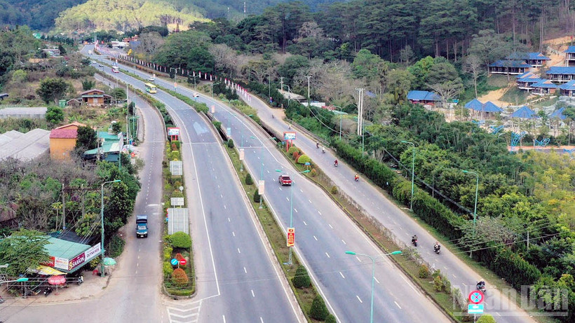 Cao tốc Bảo Lộc-Liên Khương sẽ đấu nối vào tuyến cao tốc Liên Khương-Prenn hiện hữu.