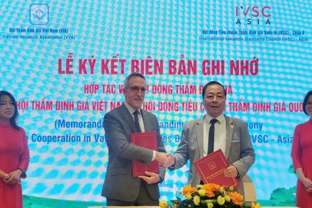 Lễ ký kết Biên bản ghi nhớ hợp tác giữa VVA và IVSC khu vực châu Á.