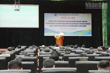 Đà Nẵng triển khai chiến dịch 90 ngày làm giàu, làm sạch cơ sở dữ liệu đất đai.