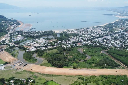 Khu vực triển khai Cảng Liên Chiểu. (Ảnh CTV).