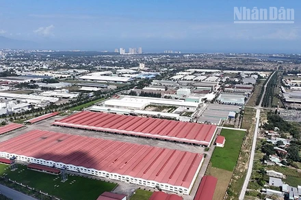 Khu công nghiệp Điện Nam-Điện Ngọc. (Ảnh: ANH QUÂN)